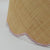 Round Raffia Scallop Shade with Pink Gingham Binding