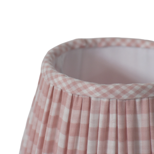 Pink & White Checked Shade