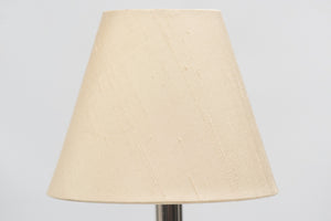 Round bonded silk candle fitting lampshade