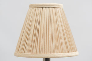 Round silk gathered candle lamp shades