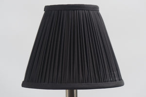 Round silk gathered candle lamp shades