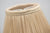 Round silk gathered candle lamp shades