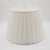 Round ivory silk box pleated lamp shade