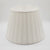 Round ivory silk box pleated lamp shade