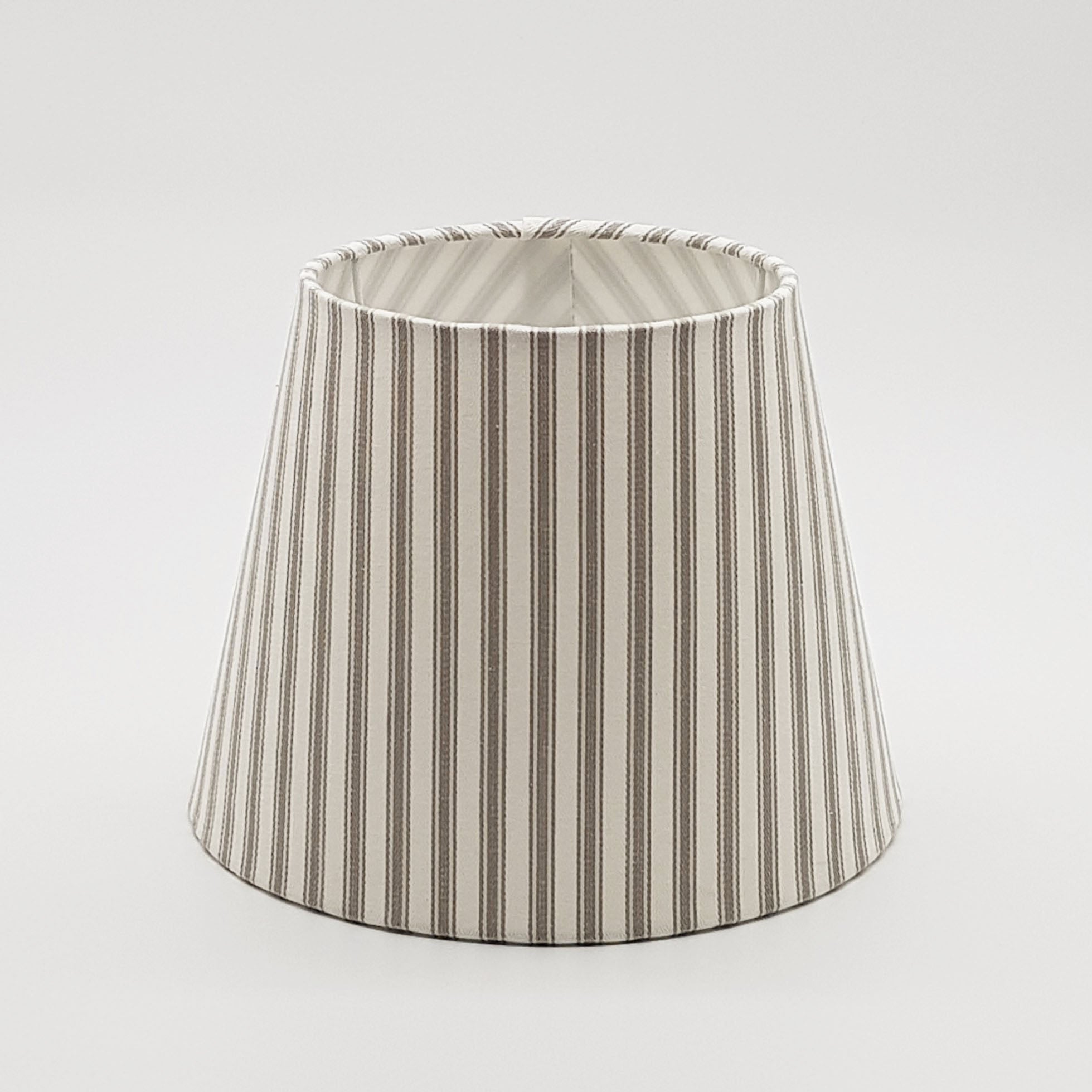 Taupe Ticking Lamp Shade