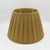 Round Old Gold Box Pleated Shade