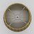 Round Old Gold Box Pleated Shade