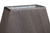 Rectangular straight sided bonded silk lamp shade