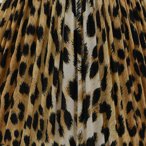 Leopard Print Gathered Shade