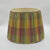 Multi Plaid Silk Gathered Shade
