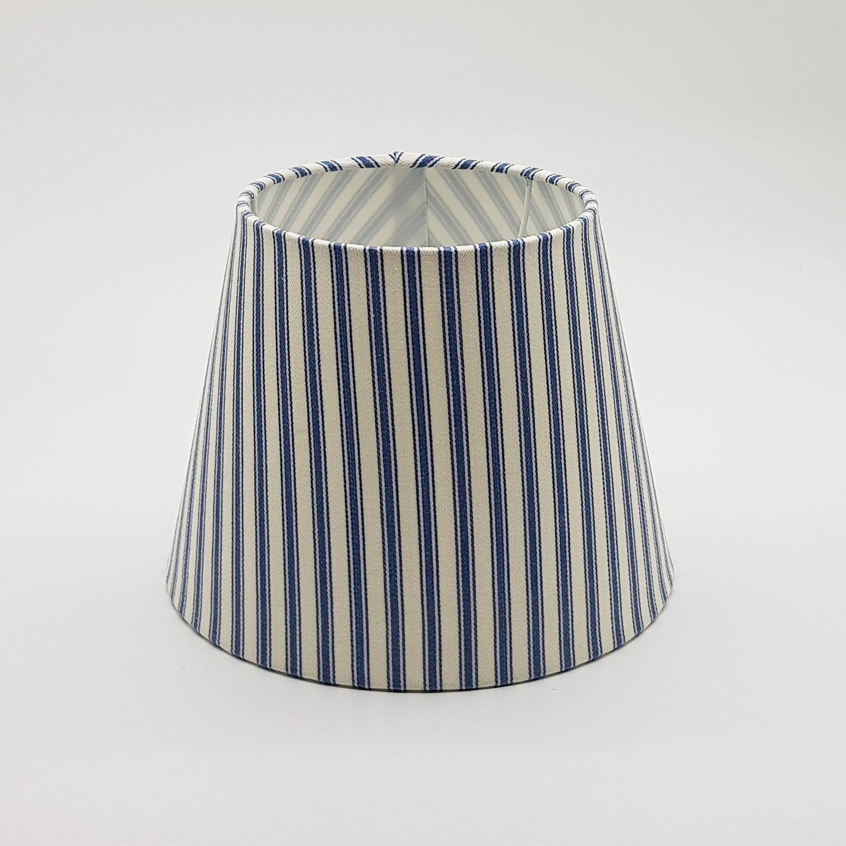 Navy Ticking Lamp Shade
